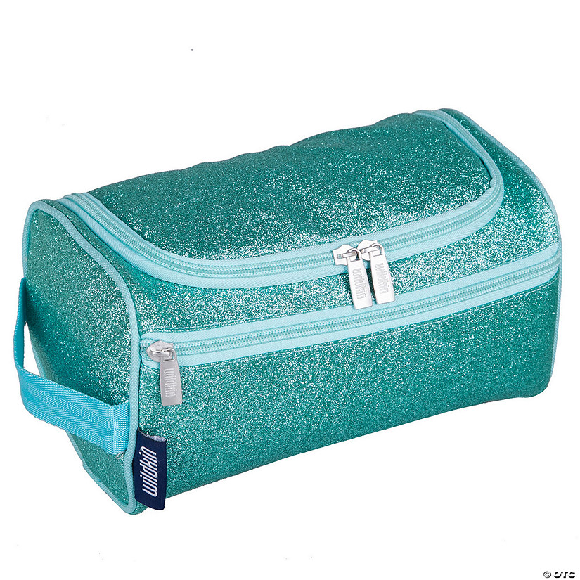 Blue Glitter Toiletry Bag Image