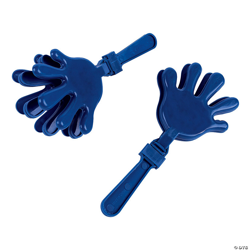 Blue Hand Clappers - 12 Pc. Image