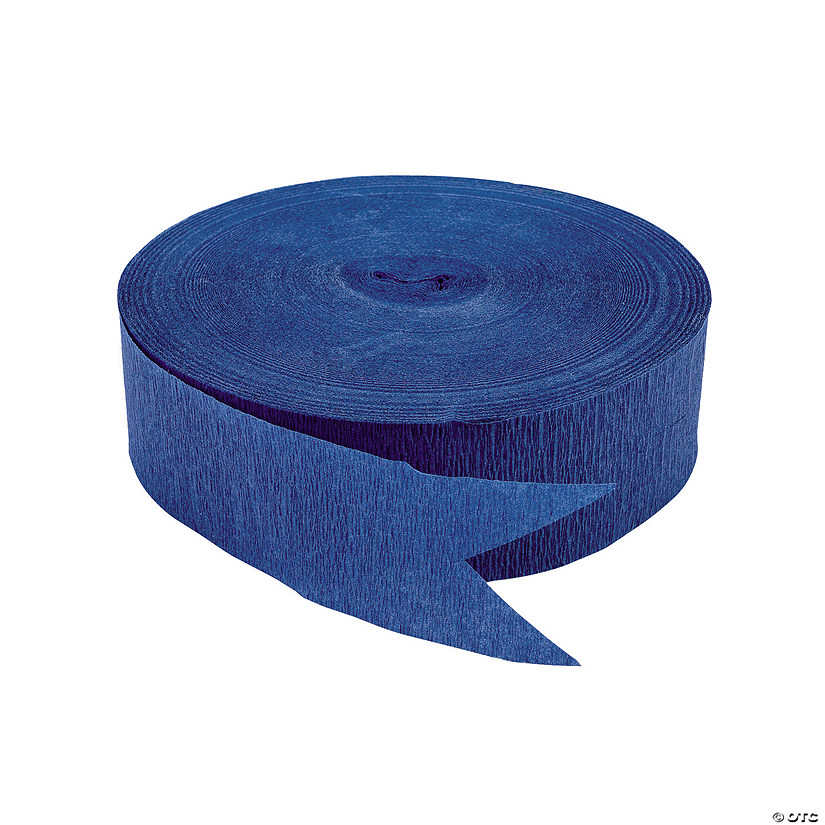Blue Jumbo Paper Streamer Image
