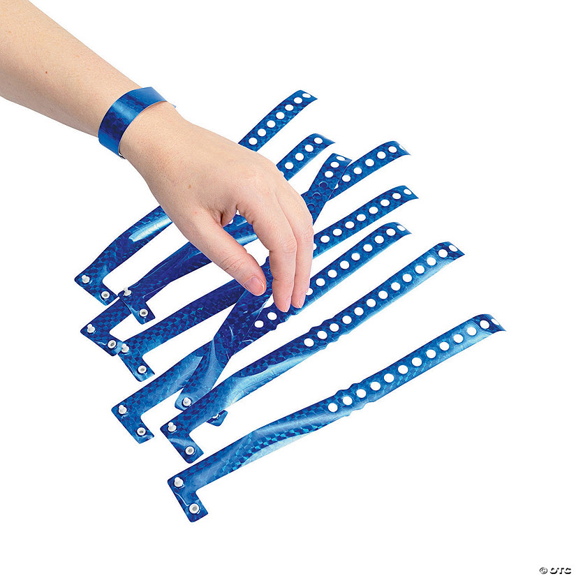 Blue Laser Wristbands - 100 Pc. - Less Than Perfect Image