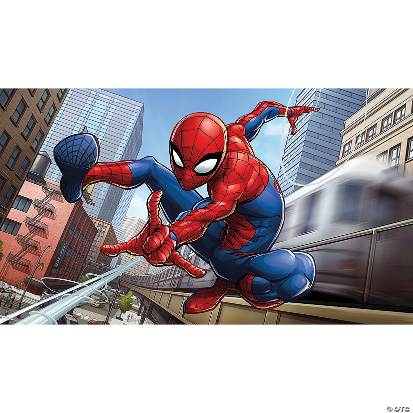 Blue Marvel Spider-Man Peel and Stick Wallpaper Mural Image