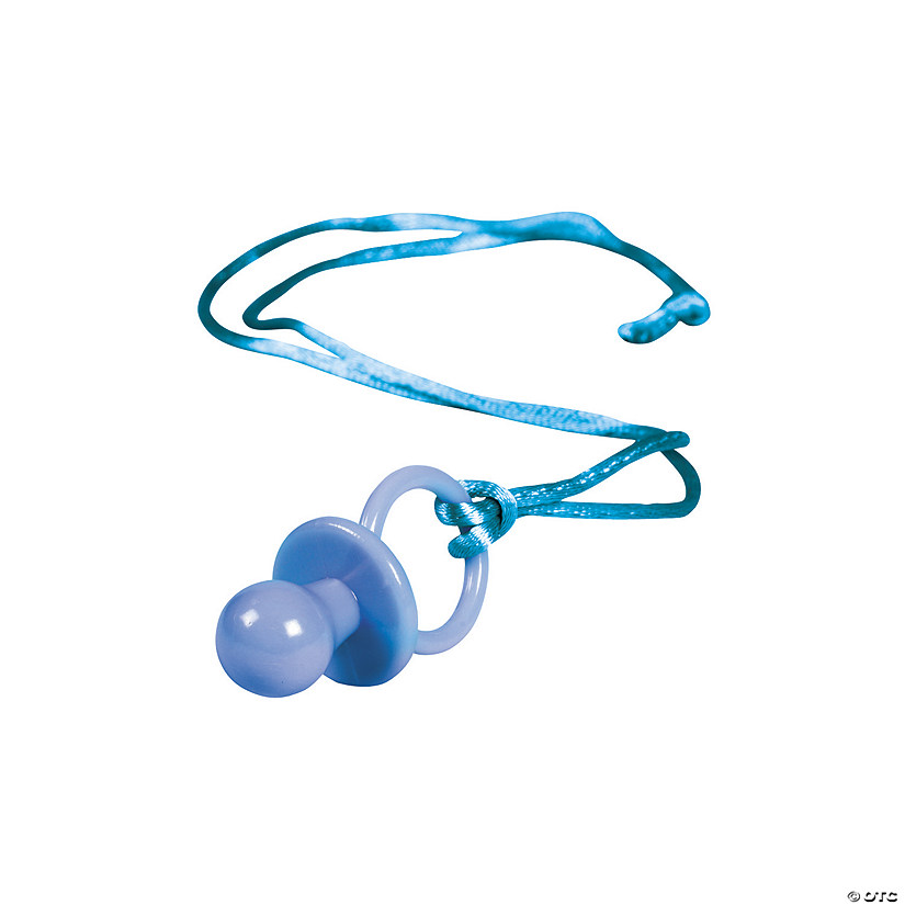 Blue Pacifier Necklaces Discontinued