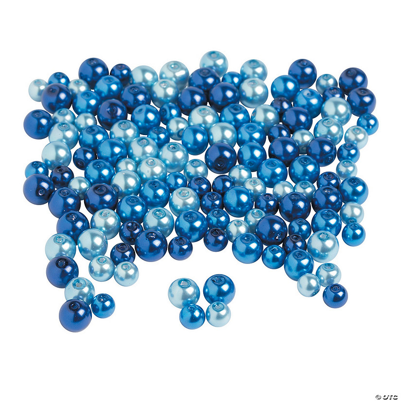 Blue Pearl Beads 6mm 8mm Discontinued