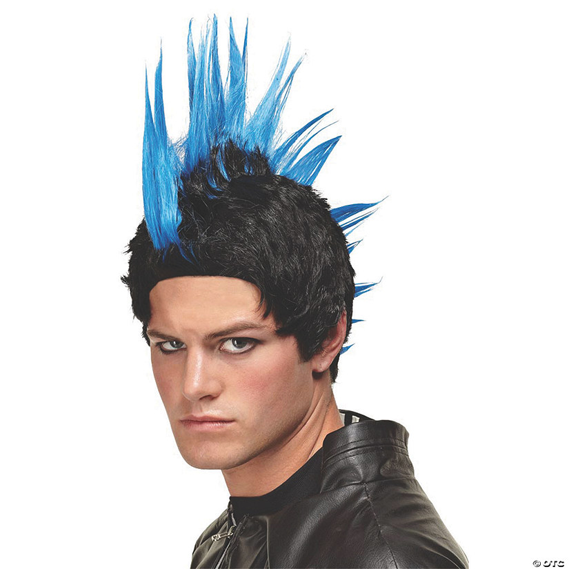 Blue Punk Rocker Wig Image
