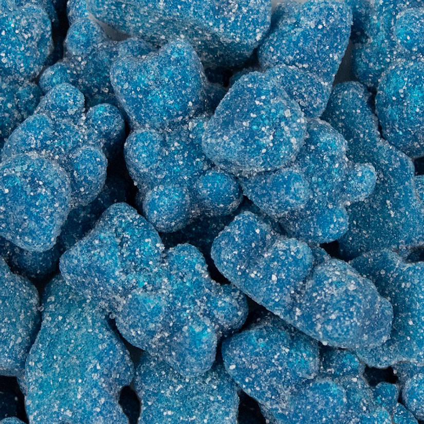 Blue Raspberry Sugared Gummy Bears 42oz Bag - 234ct Image
