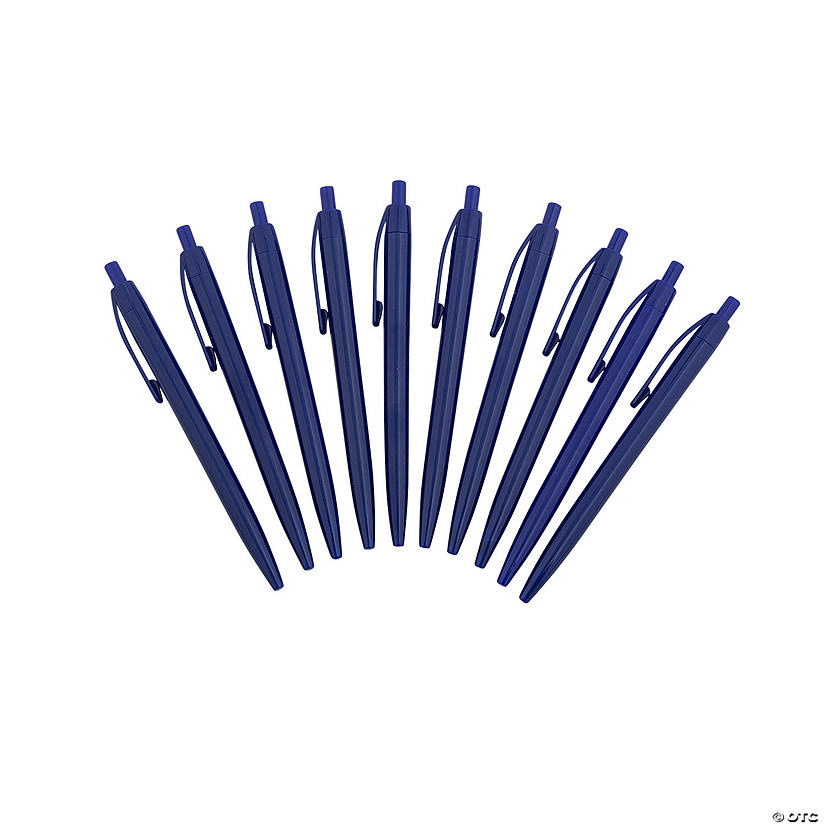 Blue Retractable Pens - 24 Pc. Image