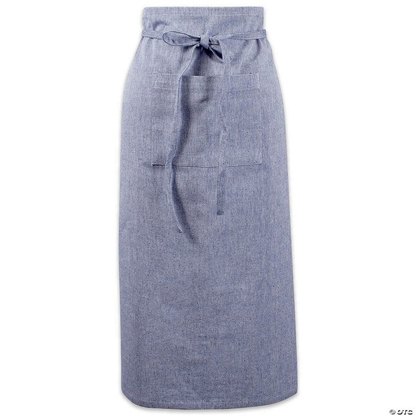 Blue Solid Chambray Bistro Apron Image
