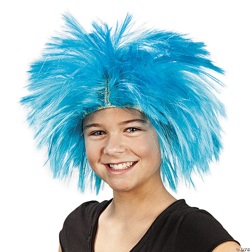Blue Spiky Wig Image