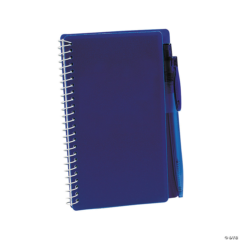 Blue Spiral Notebook & Pen Sets - 12 Pc. Image