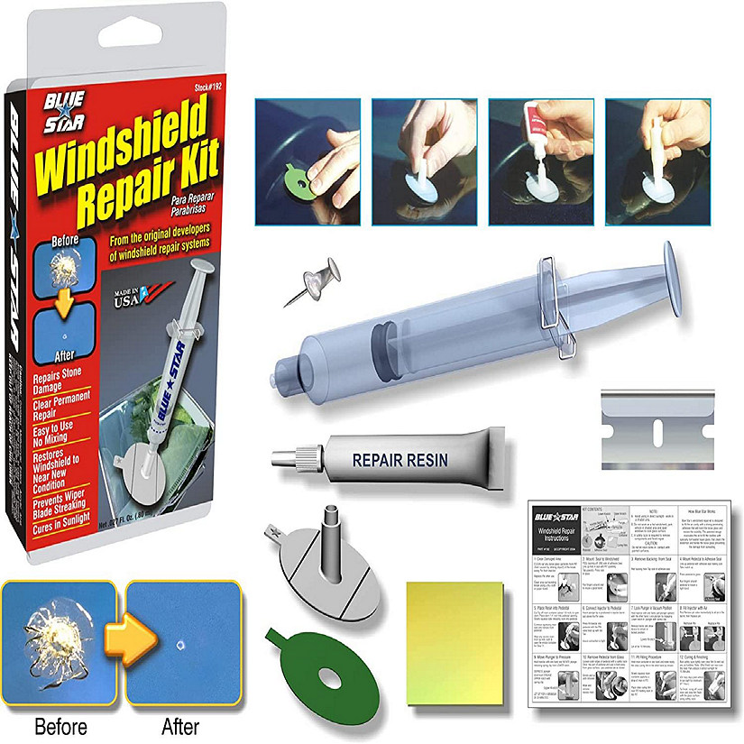 Blue-Star Windshield Repair Kit, .027 fl oz Image