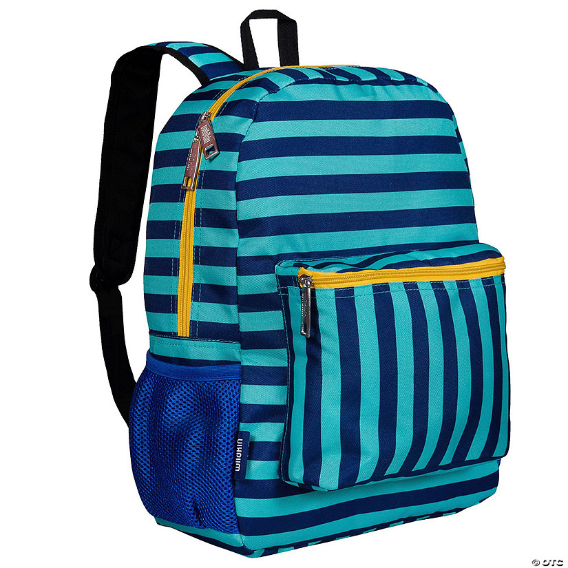 Blue Stripes 16 Inch Backpack Image