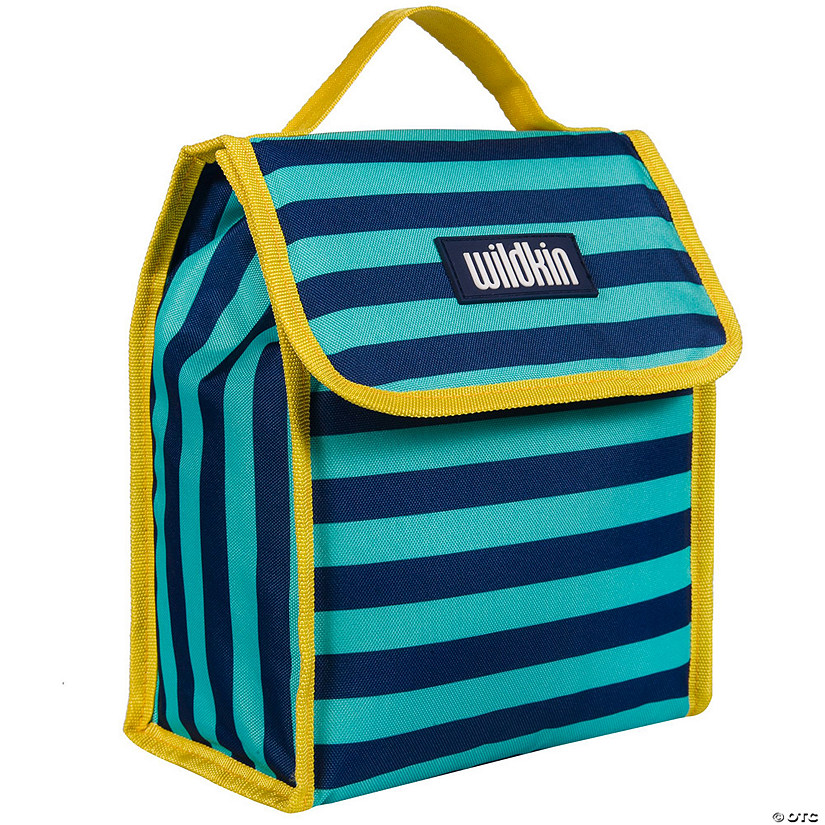 Blue Stripes Lunch Bag Image