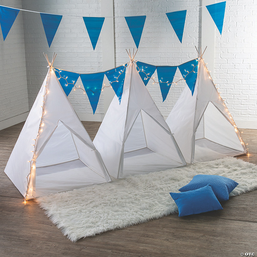 Blue Teepee Tent Kit for 3 Guests Image