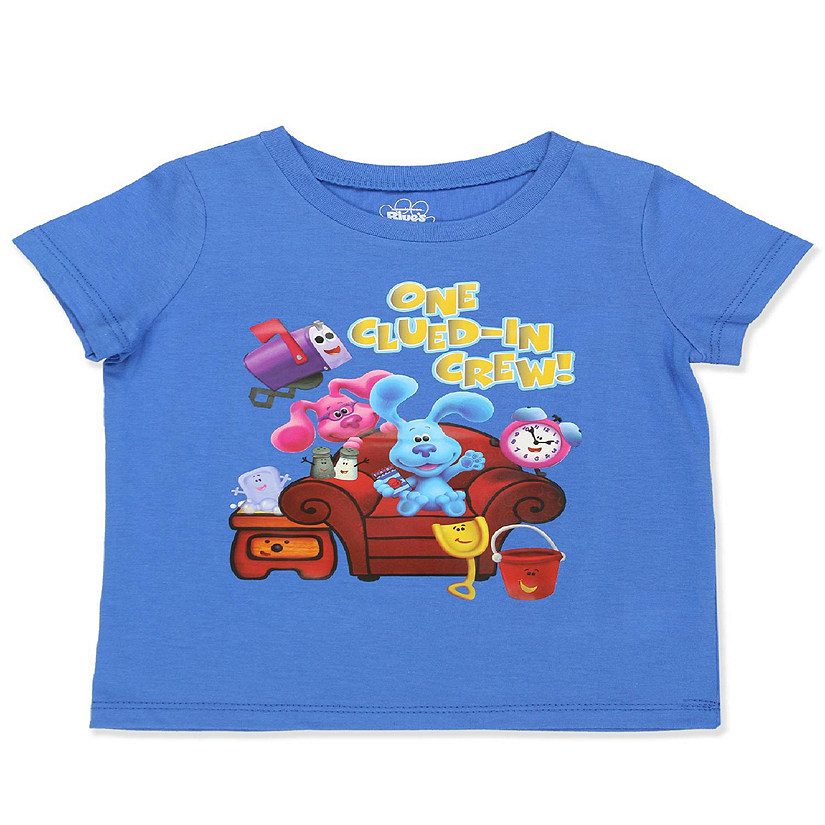 Blue's Clues & You Toddler Short Sleeve T-Shirt Tee (2T, Blue) Image