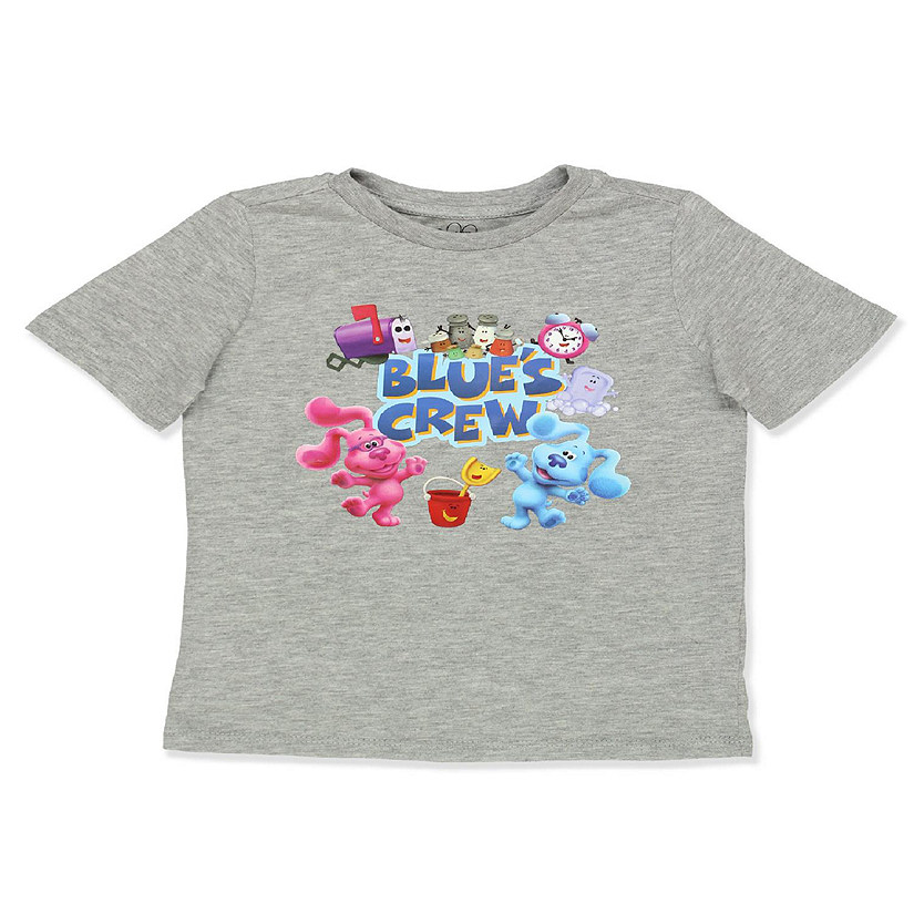 Blue's Clues & You Toddler Short Sleeve T-Shirt Tee (3T, Gray) Image