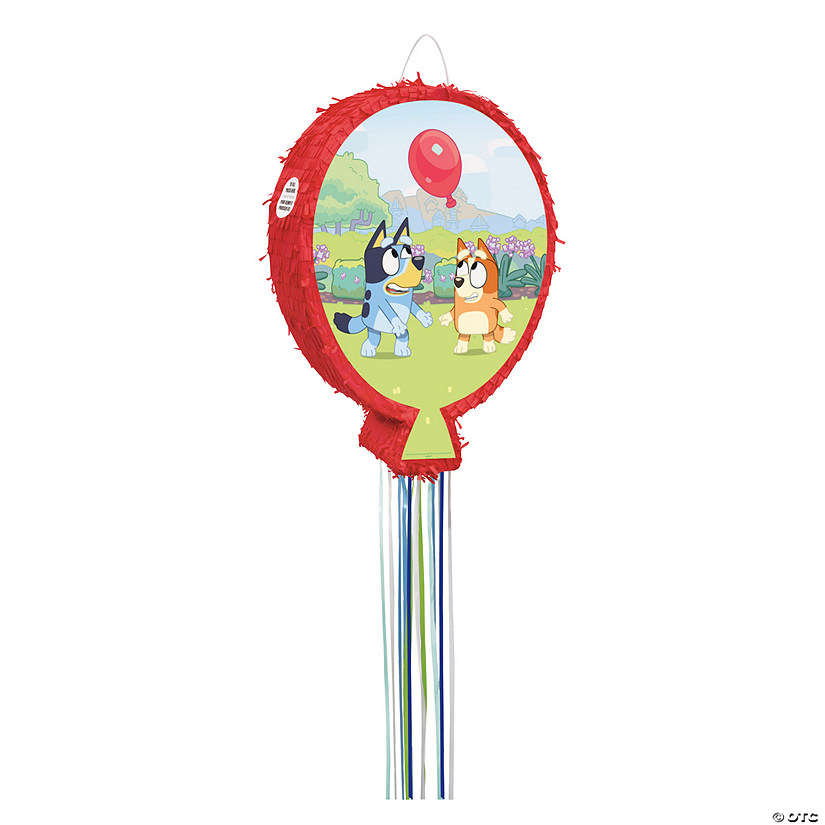 Bluey Balloon-Shaped Pull-String Pi&#241;ata Image
