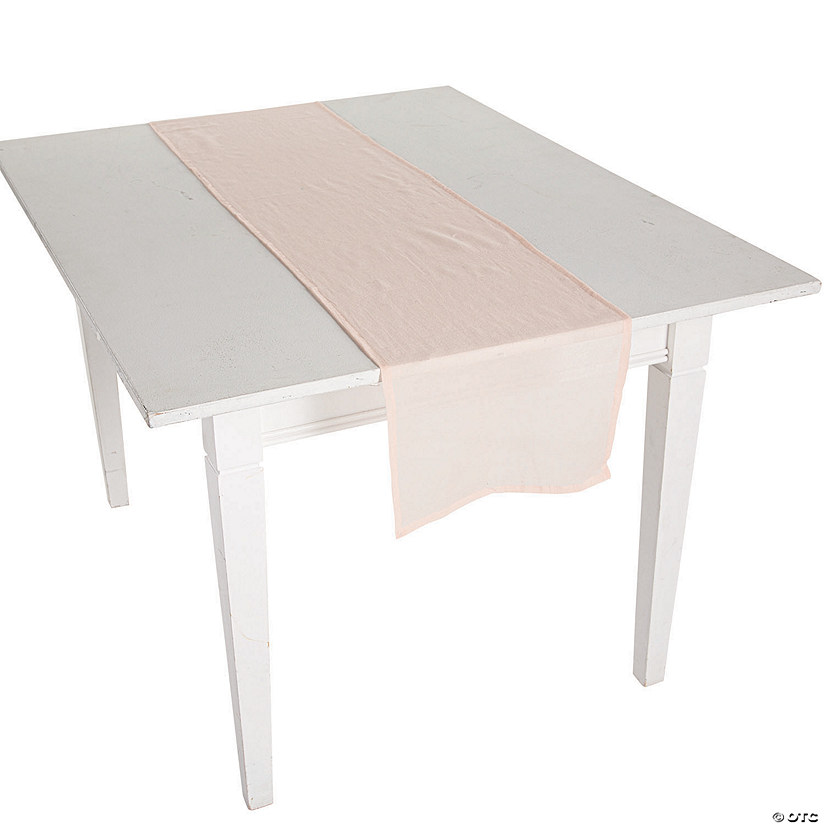 Blush Gauze Table Runners 3 Pc. Oriental Trading
