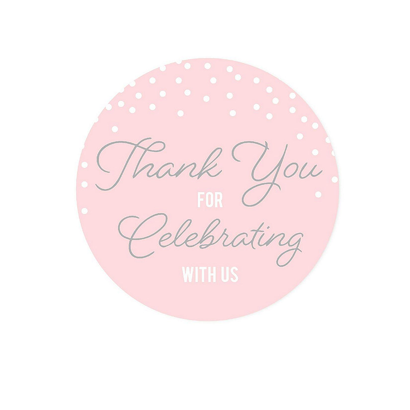 Blush Gray Thank You 40-Pack Image