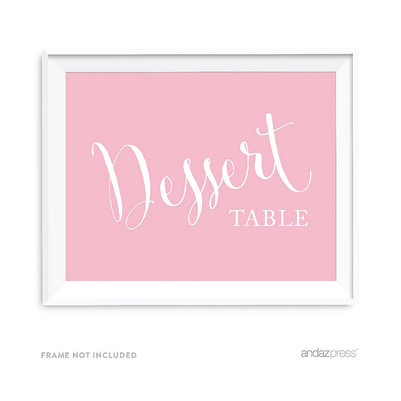 Blush Pink Dessert Table Sign 8.5x11 Image