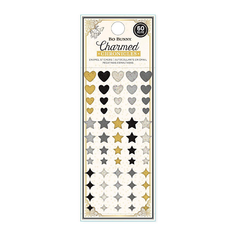 Bo Bunny Charmed Chronicles Enamel Dots-60/Pkg Image