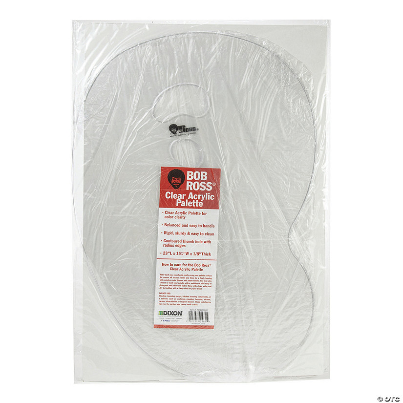 Bob Ross Clear Plastic Palette Image