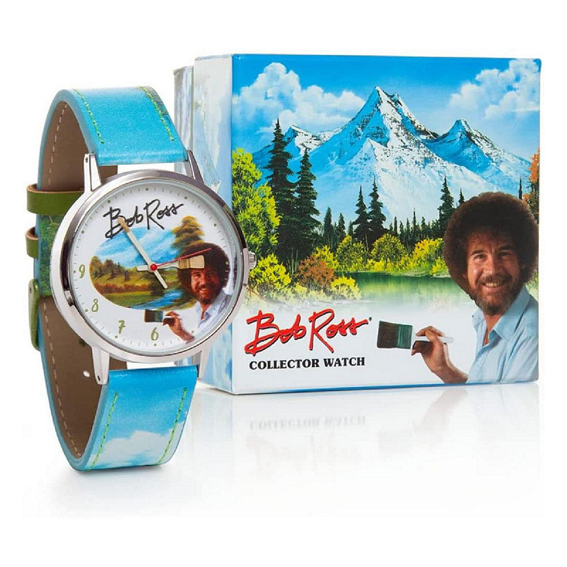 Bob Ross Collectors Analog Watch Licensed Retro Pop Culture Painter Mighty Mojo Image