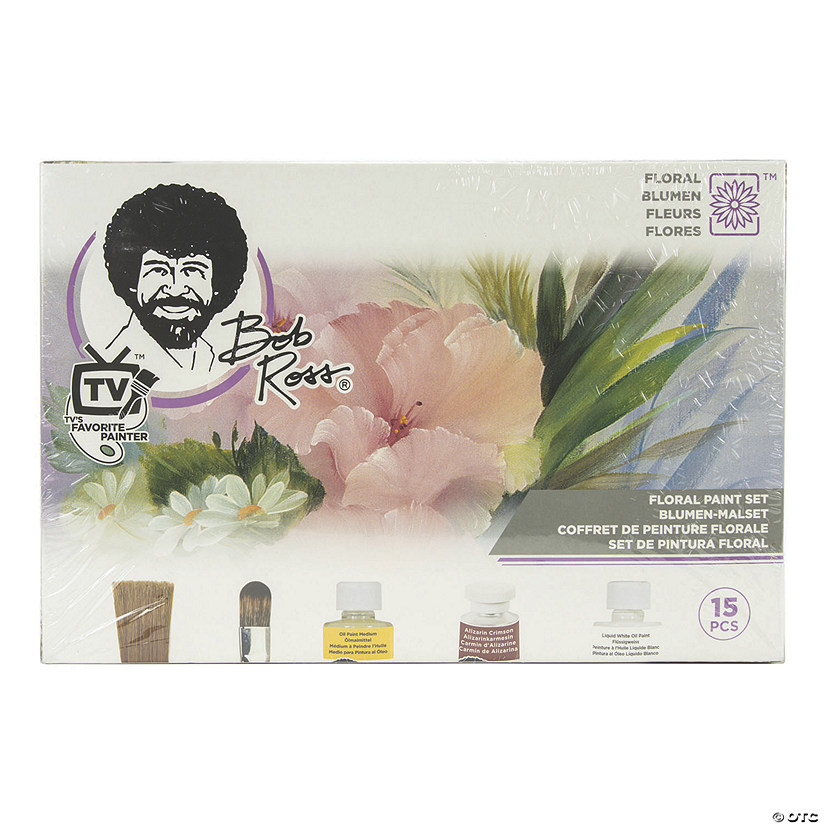 Bob Ross Flower Paint Set Image