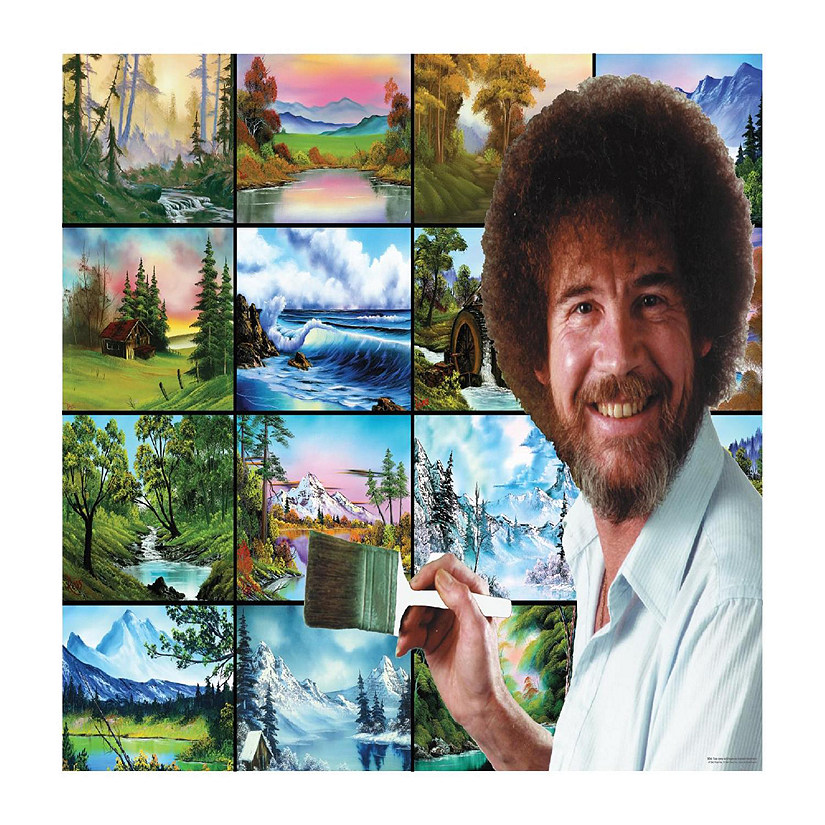 Bob Ross These Things Live Right In Your Brush 1000 Piece Jigsaw Puzzle Image