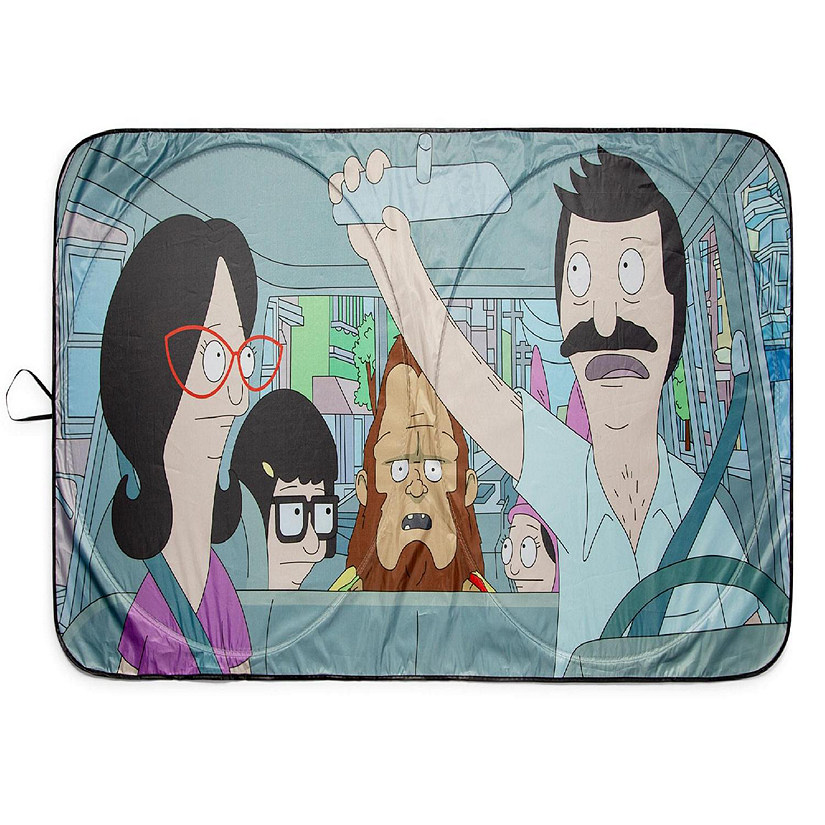 Bob's Burgers Belcher Family Sunshade for Car Windshield  64 x 32 Inches Image