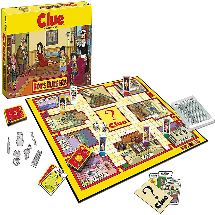 Bob's Burgers Clue Board Game  For 2-6 Players Image