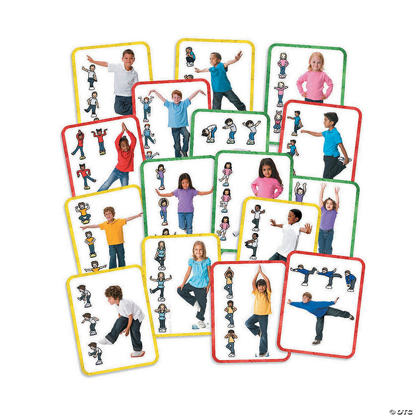Body Stepping Stones Exercise Balance Kit for Children, 48 Pieces Image