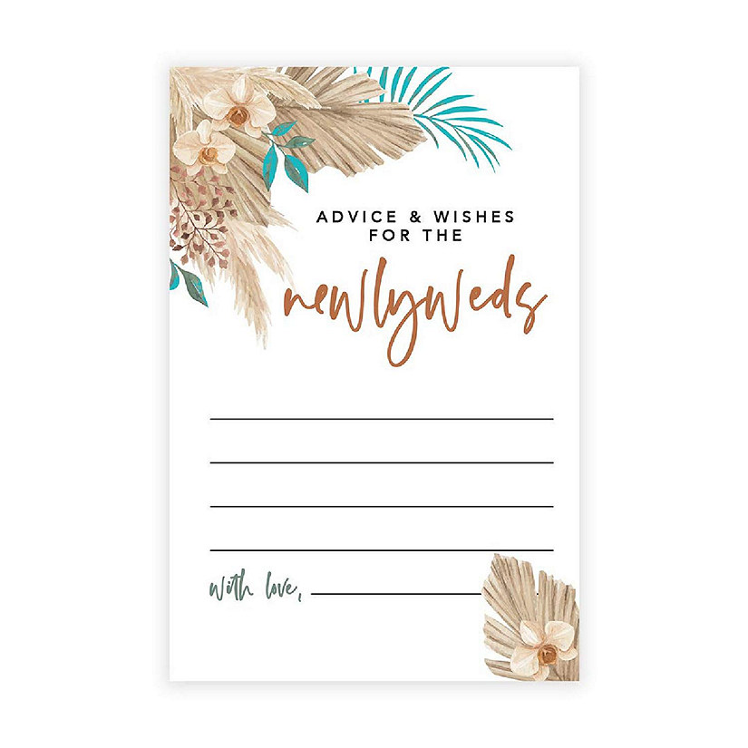 Boho Dried Palm Advice 4x6IN 56PC Image