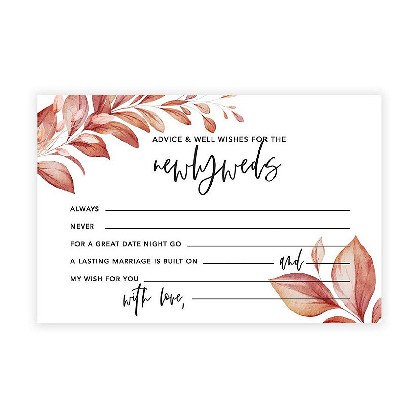 Boho Leaves Advice 4x6IN 56PC Image