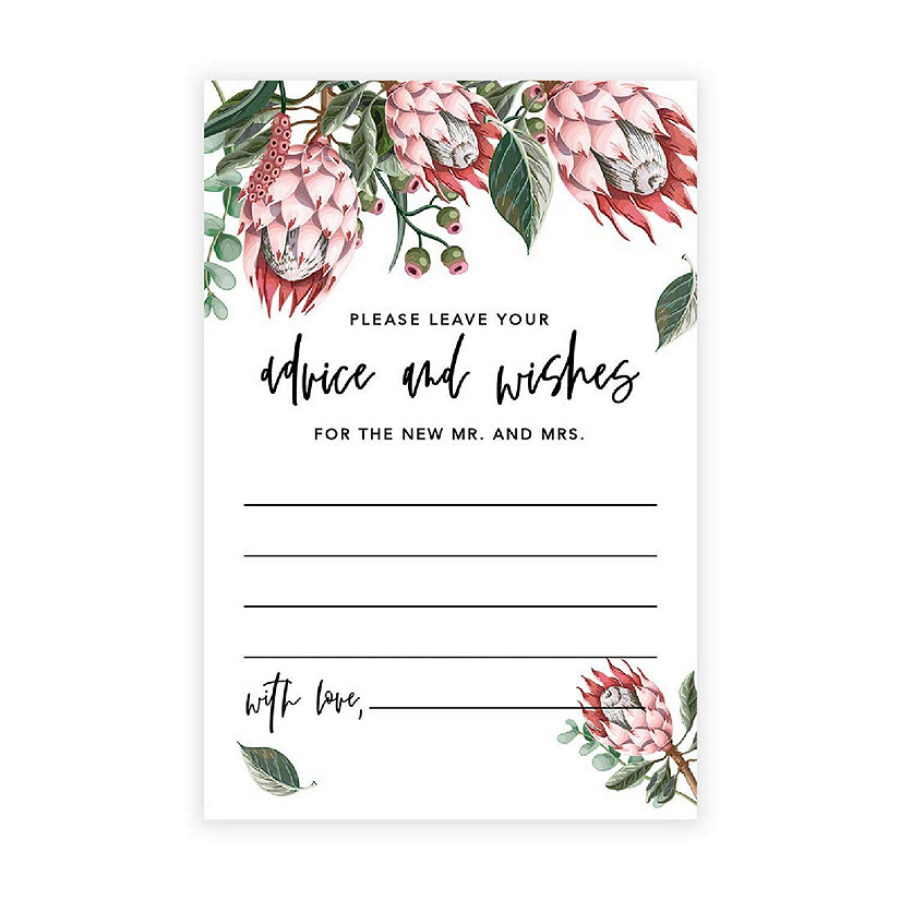 Boho Protea Floral Advice 4x6IN 56PC Image