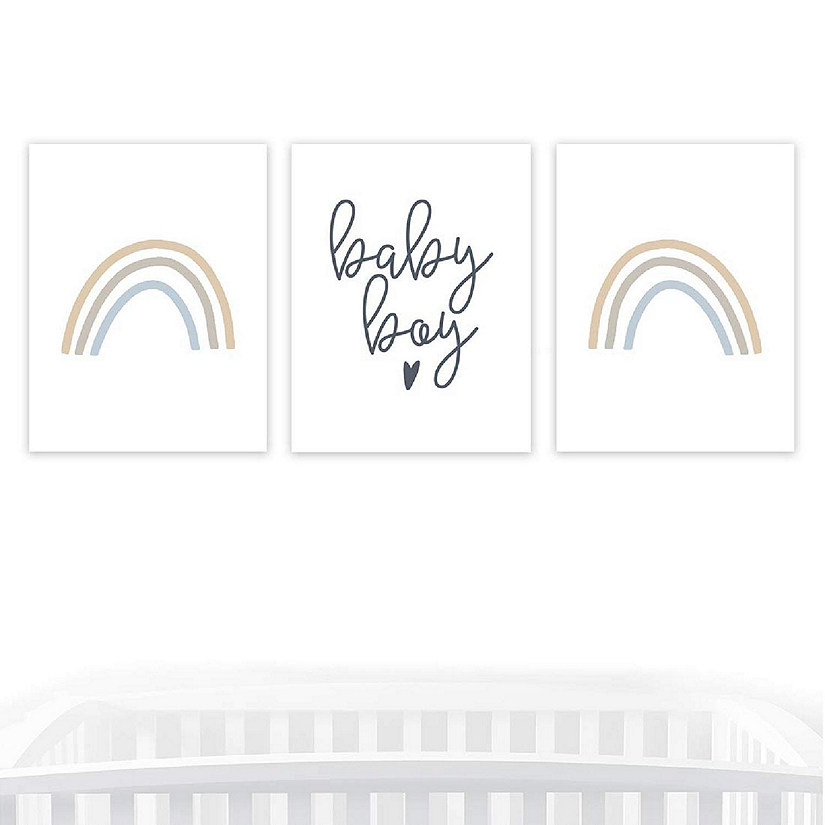 Boho Rainbow Little Boy 8.5x11in 3pk Image