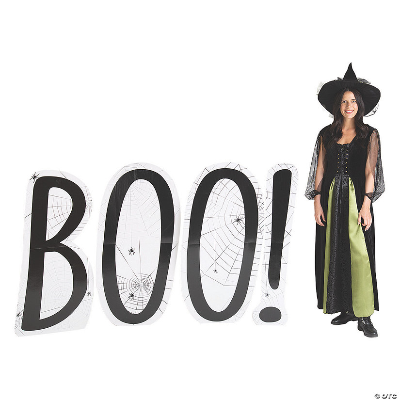 Boo Letter Cardboard Stand-Ups Halloween Decoration - 4 Pc. Image