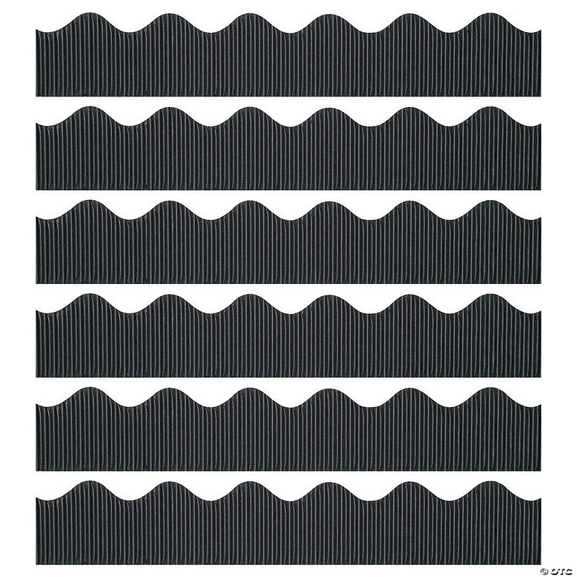 Bordette Decorative Border, Black, 2-1/4" x 50', 6 Rolls Image
