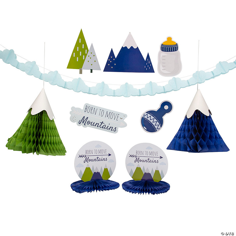 Born to Move Mountains Decorating Kit - 10 Pc. Image