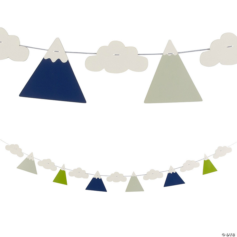 Born to Move Mountains Hanging Garland Image