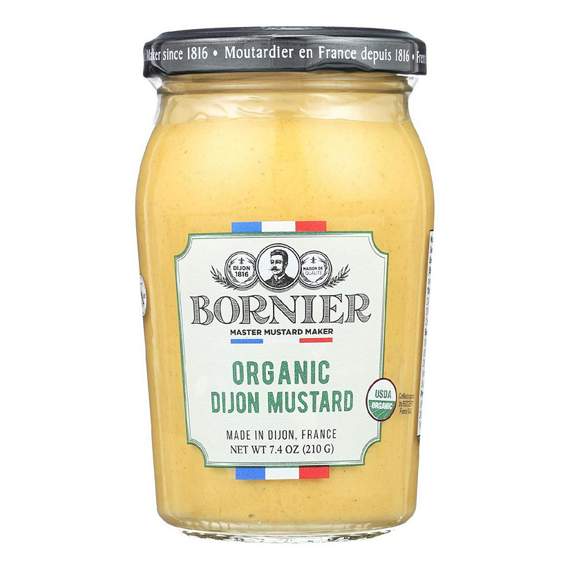 Bornier - Mustard - Organic Dijon - Case of 6 - 7.4 OZ Image