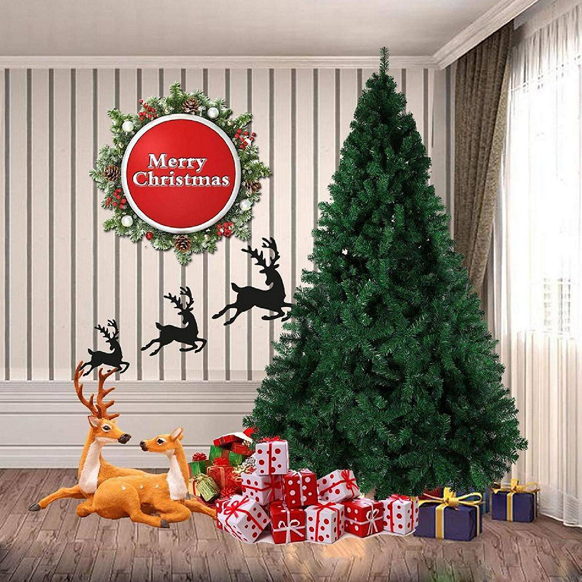 Bosonshop Bosonshop 8' Premium Spruce Artificial Christmas Tree w/Metal Stand, Green Image