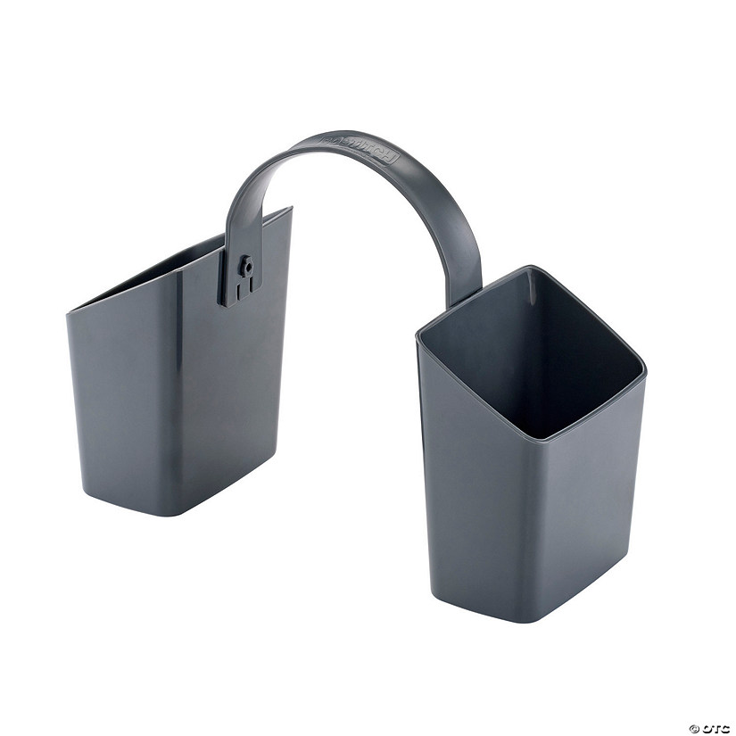 Bostitch Antimicrobial Classroom Pencil Caddy with Handle, Gray Image