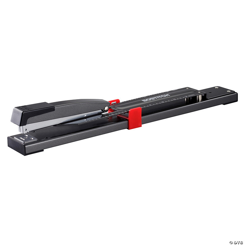 Bostitch Long Reach Stapler, 20 Sheets, Black Image