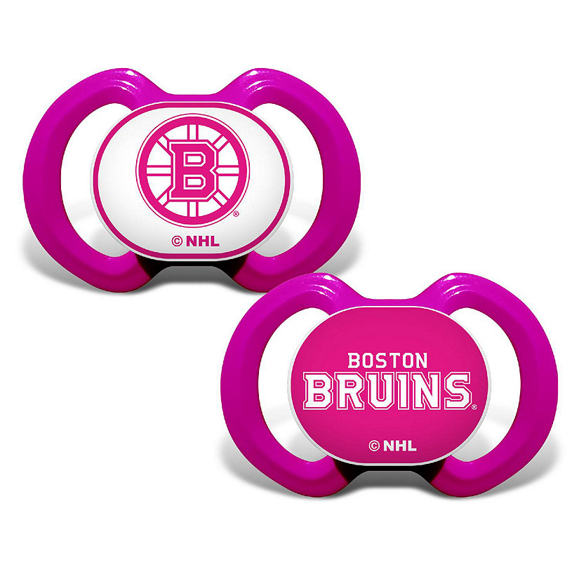 Boston Bruins - Pink Pacifier 2-Pack Image