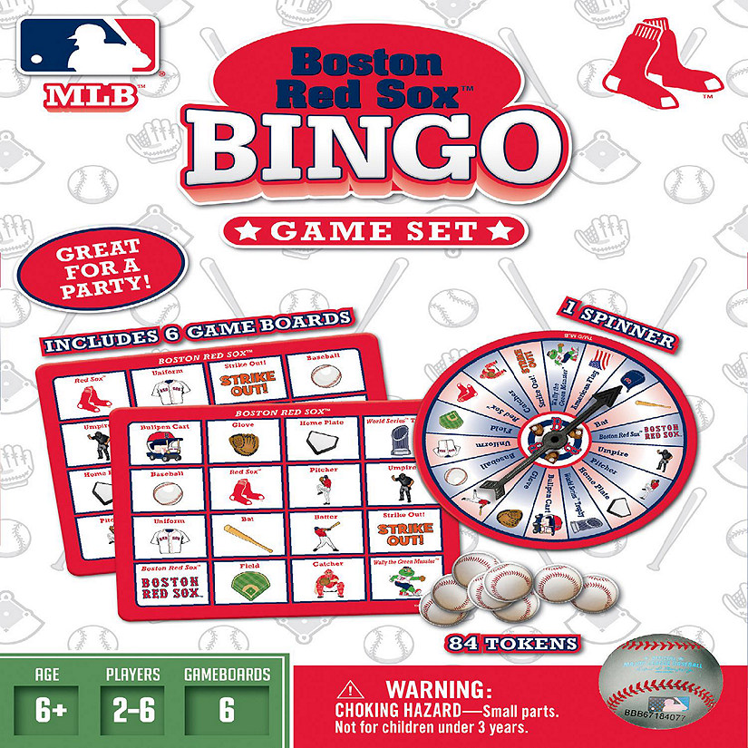 Boston Red Sox Bingo Game Image