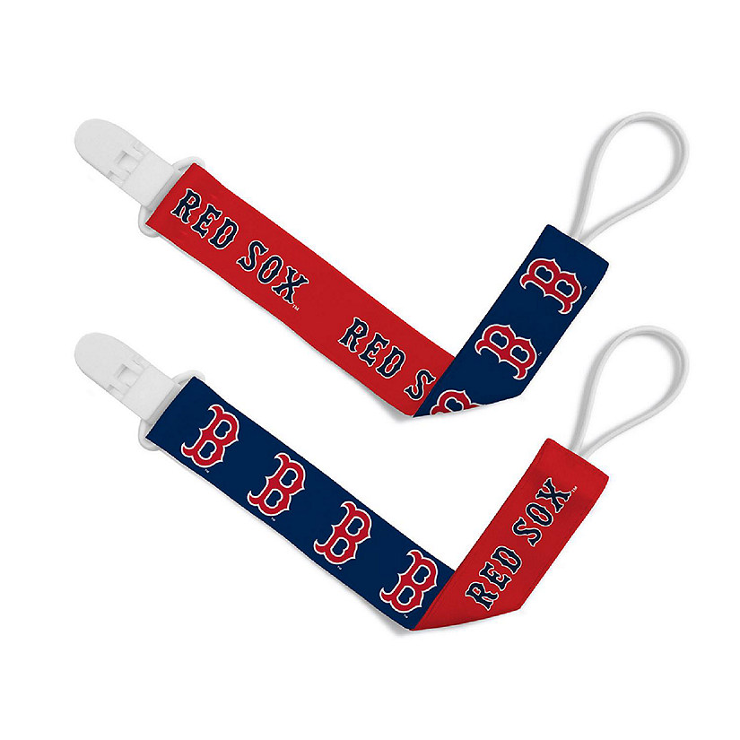 Boston Red Sox - Pacifier Clip 2-Pack Image