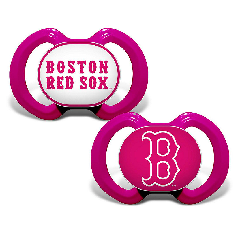 Boston Red Sox - Pink Pacifier 2-Pack Image