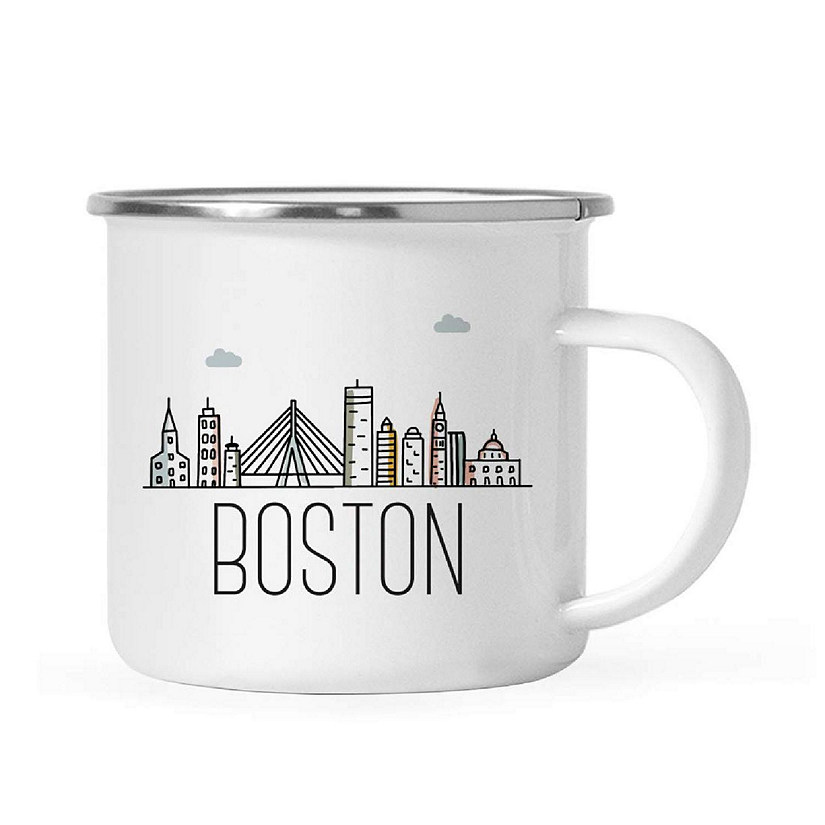 Boston Skyline 11oz Camp Mug Image