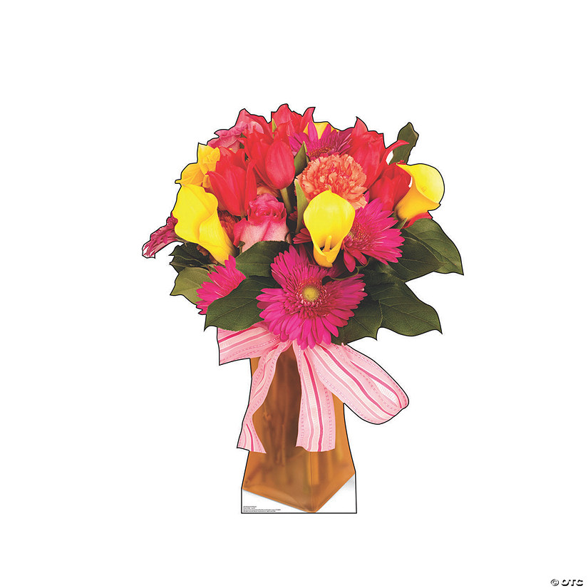 Bouquet of Flowers Life-Size Cardboard Stand-Up Image