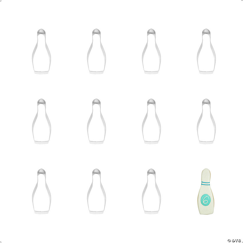 Bowling Pin 5" Cookie Cutters Image